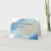 誕生日緩和曲線 カード (正面)