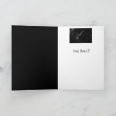 誕生日義理の妹おもしろいYou Rockミュージックカード カード (内部)