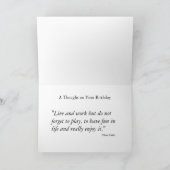 誕生日考え カード (内部)