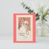 「誕生日考え」 ポストカード (スタンド正面)