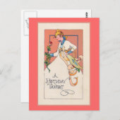 「誕生日考え」 ポストカード (正面/裏面)