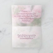 誕生日聖なる書物、 経典グレース&ピース カード (内部)