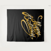 誕生日背景 タペストリー (正面(横))