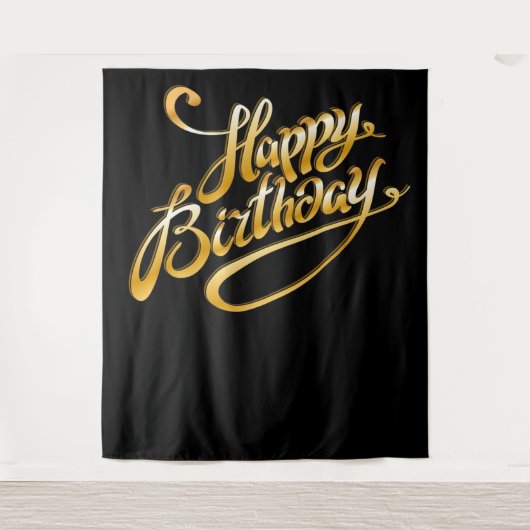 誕生日背景 タペストリー (正面)