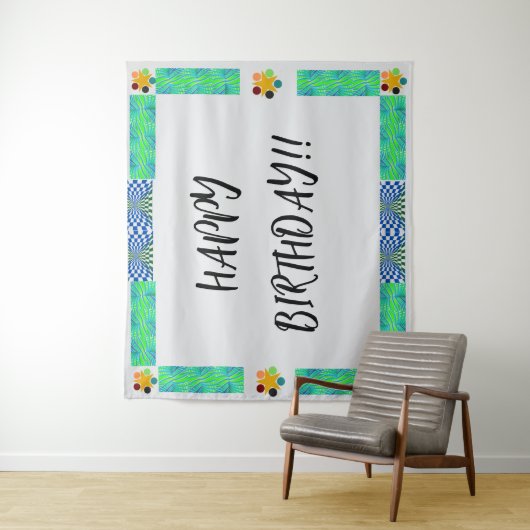 誕生日背景 タペストリー (インサイチュ)