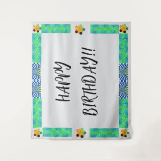 誕生日背景 タペストリー