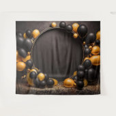 誕生日背景 タペストリー (正面(横))