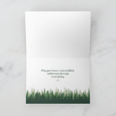 誕生日自然セラピーフォレスト自然接続 カード (内部)