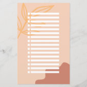 誕生日自然パーティの供給チェックリスト (裏面)