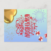 誕生日至福 ポストカード (正面)