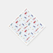 誕生日航海のパーティーのアクセサリー スタンダードカクテルナプキン (角)