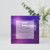 誕生日航海のパーティーの招待 招待状 (スタンド正面)