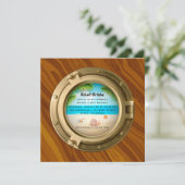 誕生日航海のパーティーの招待 招待状 (スタンド正面)