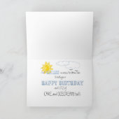 誕生日船 カード (内部)