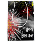 誕生日花火 ミディアムペーパーバッグ (正面)