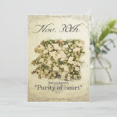 誕生日花11月30日「ベビーの息」 カード (スタンド正面)