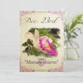 誕生日花12月23日「キャトレヤ」 カード (スタンド正面)