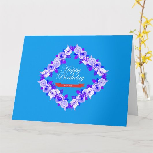 誕生日花 カード (黄色い花)