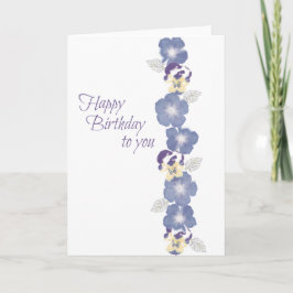 誕生日花 カード