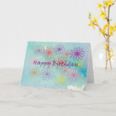 誕生日花 カード (黄色い花)