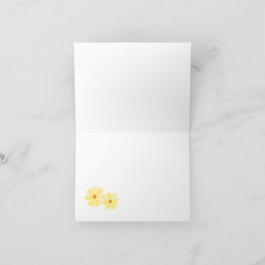 誕生日花 カード (内部)