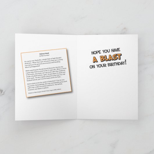 誕生日芽球 カード (内部)