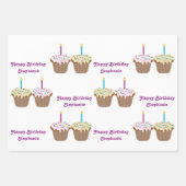 誕生日菓子 ラッピングペーパーシート (正面)