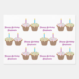 誕生日菓子 ラッピングペーパーシート