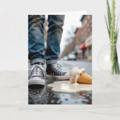 誕生日落としアイスクリームコーンbyスニーカー カード (正面)