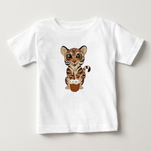誕生日虎 ベビーTシャツ (正面)