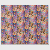 誕生日虎 ラッピングペーパー (フラット)