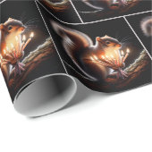 誕生日蝋燭 ラッピングペーパー (ロールコーナー)