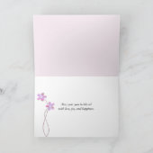 誕生日蝶 カード (内部)