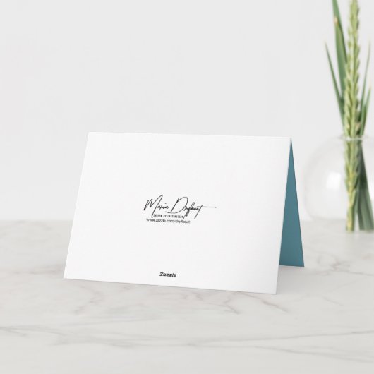 誕生日蝶(海翼) カード (裏面)