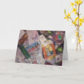 「誕生日製品」誕生日カード カード (黄色い花)