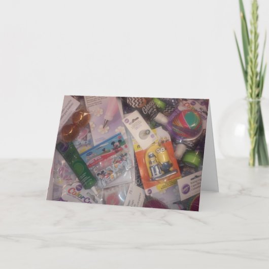 「誕生日製品」誕生日カード カード (正面)
