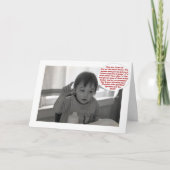 誕生日要求 カード (正面)