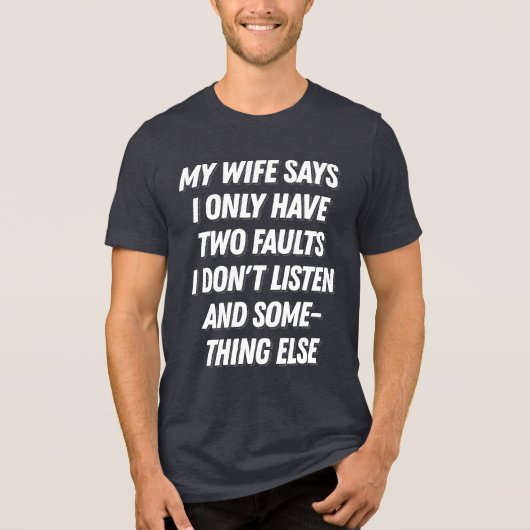 誕生日記念日クリスマスギフトのご主人 トライブレンドＴシャツ (正面)