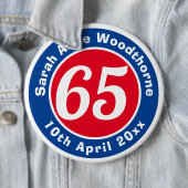 誕生日記念(氏名、年齢、日付) 缶バッジ (インサイチュ)