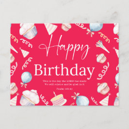 誕生日詩篇118:24 ポストカード