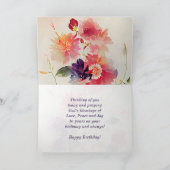 誕生日詩篇37:4主を喜ばせる カード (内部)