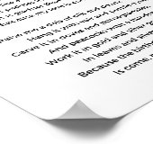 誕生日詩byクリスティーナジョージナロセッティ ポスター (角)