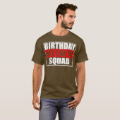 誕生日警備隊最高のは Tシャツ (正面フル)