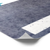 誕生日警察官パーティー標識 ポスター (角)