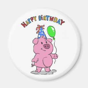 誕生日豚 背景色の選択 マグネット