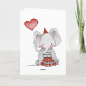 誕生日象カード カード (裏面)