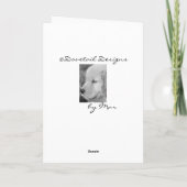 誕生日象 カード (裏面)