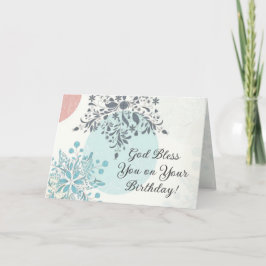 誕生日賛美のナンバーズ6:24主よ賛美よ カード