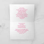 誕生日賛美の カード (内部)