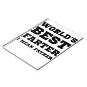 誕生日贈り物：パパ界の父親最高の向け贈り物 ノートブック (左側)